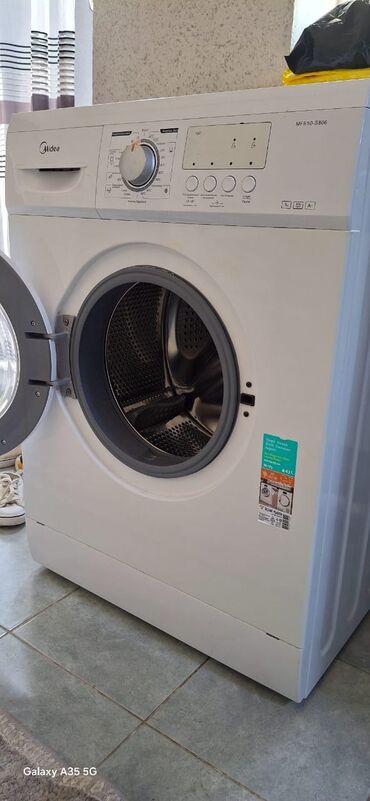 поко f: Стиральная машина Midea, Б/у, Автомат, Компактная