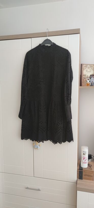 mona haljine outlet: M (EU 38), color - Black, Evening, Long sleeves