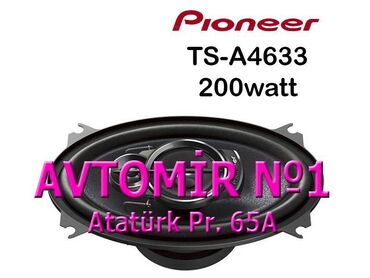 dinamiklər pioneer: Pioneer dinamiklər tsa4633 200watt 🚙🚒 ünvana və bölgələrə ödənişli