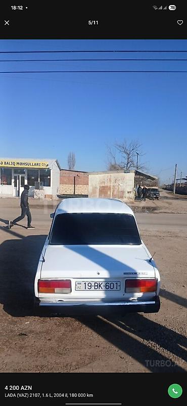 niva siti satilir: VAZ (LADA) 2107: 1.6 l | 2004 il 180000 km Sedan — 5
