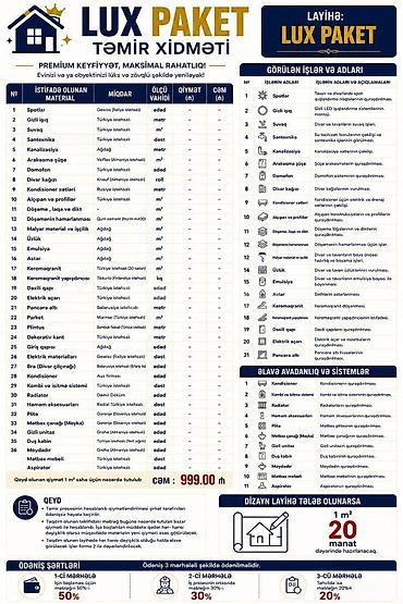ремонт ванной: Paket təmir xidməti Bütün kateqoriyalar • Xidmətlər və biznes • Təmir — 1