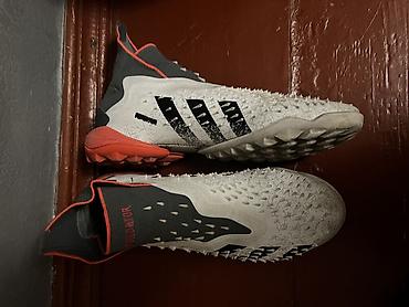 nike force: Бутсы для футбола (2 пары) 1) Adidas Predator (бело‑серые с чёрными — 1
