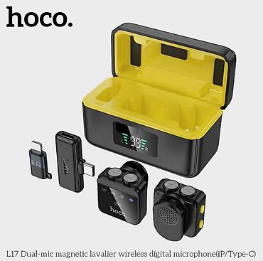 Аудиотехника: HOCO L17 Магнитный беспроводной петличный микрофон для iPhone Android — 3