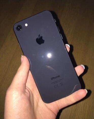 Apple iPhone: IPhone 8, Б/у, 64 ГБ, Черный, 100 %