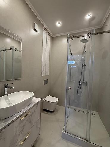 германская: 2 комнаты, 82 м², Асанбай мкр Элитка, 2 этаж, Дизайнерский ремонт — 7