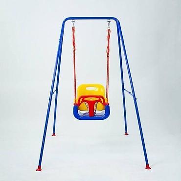 pernica: Metalna ljuljaška za decu – plava (šifra: 846plava-90) Stabilna — 1