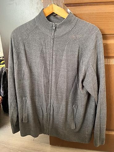 Свитера: Мужской свитер, 2XL, Lc Waikiki, Б/у, цвет - Серый, Платная доставка — 1