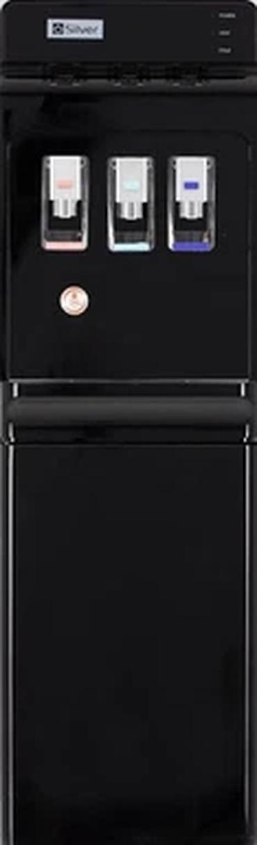 ipad ucuz: Silver 3 Kranlı Su Dispenseri, 12L – İsti/Soyuq/Normal Su, Qara — 1