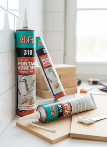 эпоксидная смола: Клей монтажный акриловый Akfix 310 предназначен для надежного