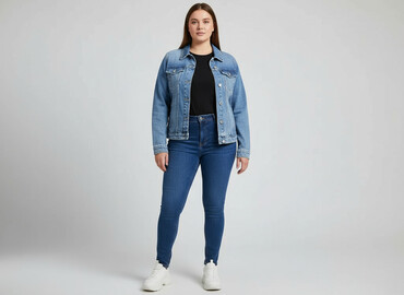 lidl kurtka jeansowa: Mohito, Kurtka jeansowa damska, rozmiar XL