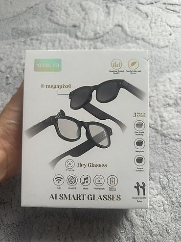 VR көз айнек: AI SMART GLASSES AIMB G1 — умные очки с камерой и голосовым ИИ — 1