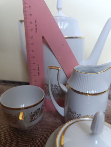 Наборы посуды: Продается НовыйСервис кофейный СССР старая Чехословакия антикварный — 14