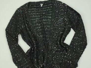 czarne bluzki w serek: Kardigan, Atmosphere, L, stan - Bardzo dobry