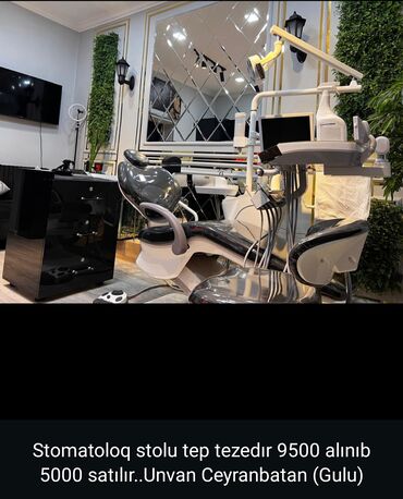 Tibbi geyim: Stomatoloq stulu 9500azn a alınıb 5000azn a satılır tep tezedir