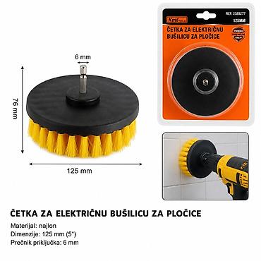 KMT Četka za bušilicu 2389277 Praktična četka za električnu bušilicu