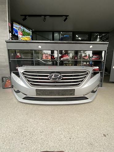 Кузовные детали: Бампер Hyundai, Б/у, Оригинал — 3