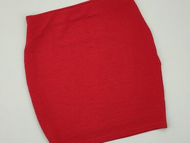 spódnice skórzane czerwone: Spódnica, Amisu, L, stan - Bardzo dobry