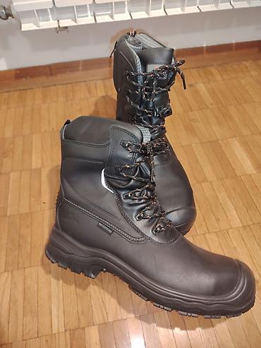 papuce 41: Radne čizme – visoki model, vodootporne Ug 31,5cm - Materijal: crna — 3