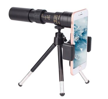 iphone 5 telefon: Nov kvalitetan teleskop 300*40 uveličanje sa tronožcem i držačem za