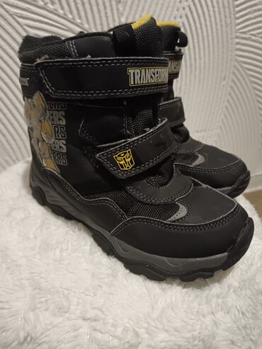 Čizme: Dečje zimske čizme Transformers (Bumblebee motiv) - Boja: crna sa — 1