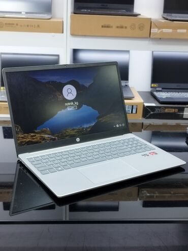 hp laptop: Ноутбук, HP, 8 ГБ ОЗУ, AMD Ryzen 5, 15.6 ", Новый, Для работы, учебы, память SSD