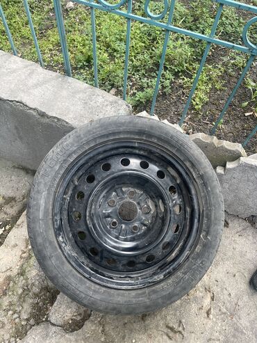 Колеса в сборе: Колеса в сборе R 16, Всесезонная, Б/у, Запаска, Легковые, Железные, отверстий - 5