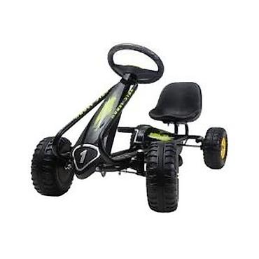 Dečije sportske igračke: Dečiji go-kart na pedale – Pedal Car - Robustan čelični ram - 4 — 6
