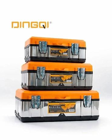 pb swiss tools: DINGQI set metalnih kofera za alat – 3 veličine - Robusni koferi od — 2
