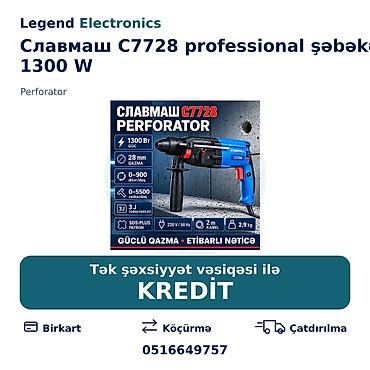 cekic 2018 cekic 2018: Elan başlığı: Perforator Славмаш C7728 professional şəbəkəli 1300 W — 1