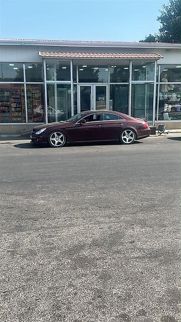 audi coupe 2 mt: Mercedes‑Benz CLS (W219) – kupe-sedan gövdə quruluşu, tünd bordo rəng — 2