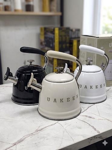 Чайник со свистком UAKEEN VK-119, 3.5 л — для всех типов плит, включая
