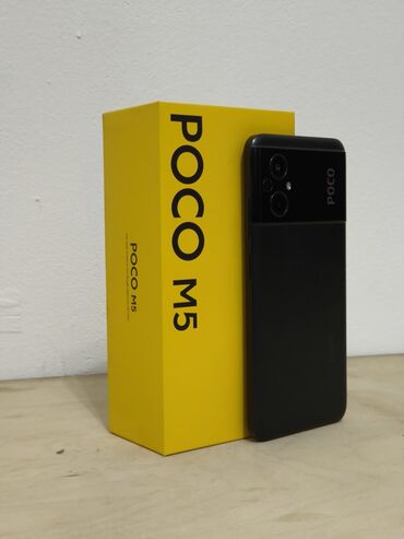 телефон poco m3: Poco M5, Б/у, 128 ГБ, цвет - Черный, 2 SIM