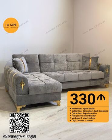 divan mirazh: Künc divan, Yeni, Açılan, Bazalı, Vеlur parça, Şəhərdaxili pulsuz çatdırılma
