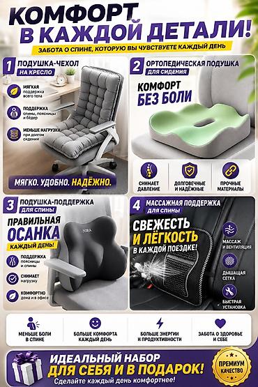 Кресла: Набор для комфортного сидения NIRA — забота о спине в каждом дне — 1