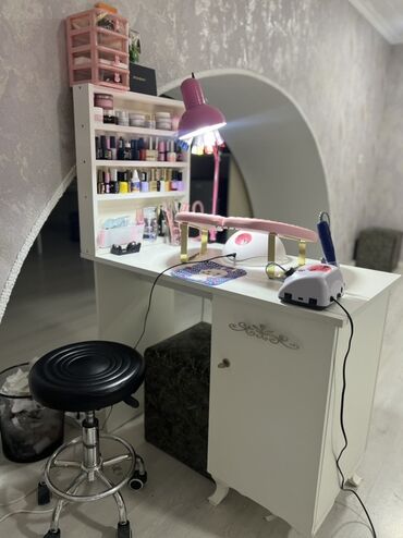 Sifarişlə manikür masaları: Düz masa, Siyirməsiz, Polkalı, Kredit yoxdur — 6