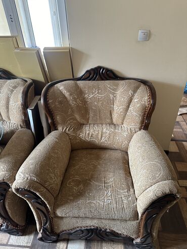 геймерские кресла: Модульный диван, цвет - Бежевый, Б/у, Скидка 10%