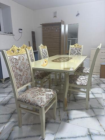 Qonaq otağı üçün, İşlənmiş, 6 stul