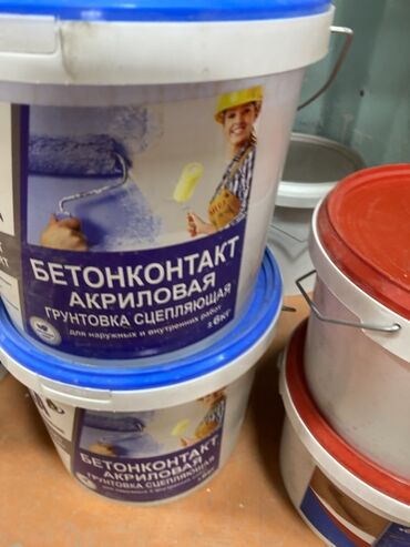 Лак: Грунтовка «Бетонконтакт» акриловая, предназначена для наружных и
