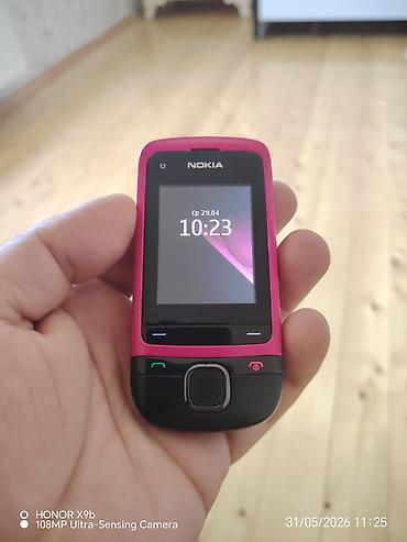 ucuz telefon aksesuarları: Nokia C2, rəng - Çəhrayı, Düyməli — 1