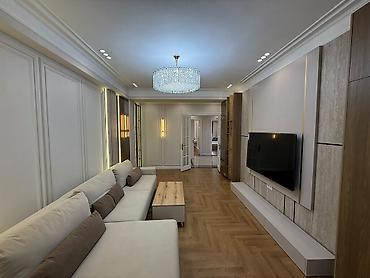 квартиры с мебелью: 3 комнаты, 105 м², Асанбай мкр Элитка, 10 этаж, Дизайнерский ремонт — 8