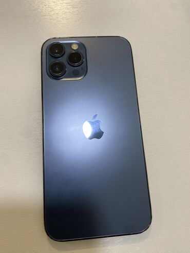 Apple iPhone: IPhone 12 Pro Max, 256 GB, Pacific Blue, Simsiz şarj, Face ID