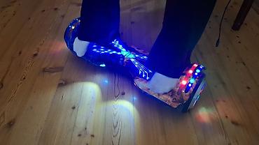 Электротранспорт: LED işıqlı balans skuter (hoverboard) - Ölçü: təxminən 6.5 düymlük — 2