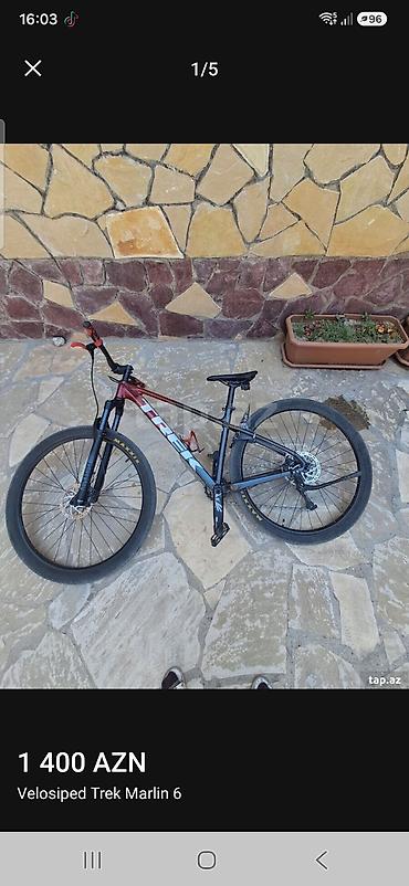 summa velosiped: Trek Marlin 6 dağ velosipedi - Çərçivə: yüngül alüminium, idman — 5