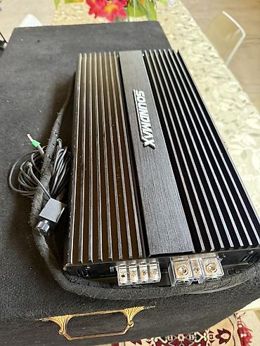 avto registrator: DB Apocalypse 2000rms 4000wat bass qutusu + Soundmax monoblok — 2