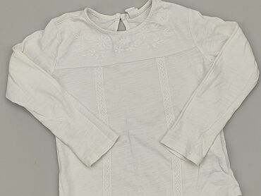 bluzka biała azurowa: Bluzka, Cool Club, 5-6 lat, 110-116 cm, stan - Dobry