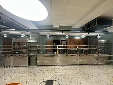 Линия раздачи для столовой/кафе из нержавеющей стали (формат at lalafo.kg Линия раздачи для столовой/кафе из нержавеющей стали (формат