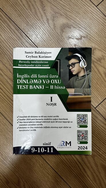 Testlər: İngilis Dili Fənni Üzrə Dinləmə Və Oxu Test Bankı 2-Ci Hissə Tam İdial