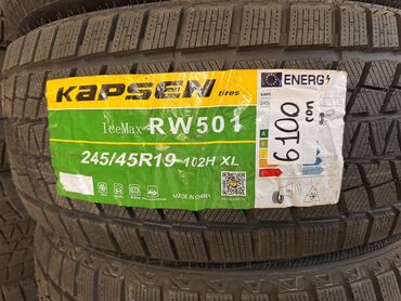 шыны на к5: Шиналар 245 / 45 / R 19, Кыш, Колдонулган, Комплект, Жеңил унаалар, Кытай, Kapsen