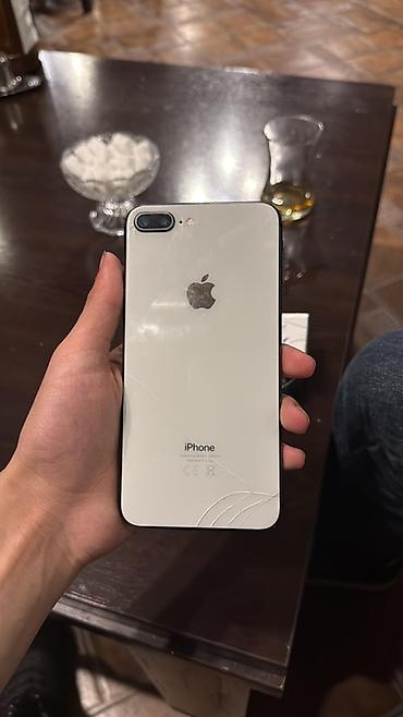 iphone 8 plus kabrolari: IPhone 8 Plus, 64 GB, Ağ, Qırıq — 2