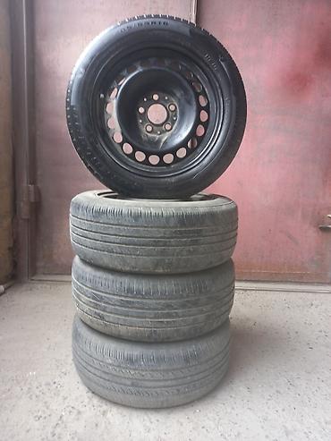 16 liq teker: 205/55 R16 təkər dəsti və dəmir disk - Ölçü: 205/55 R16 (şin üzərində — 1